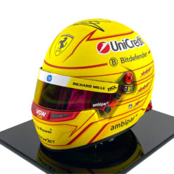 Mini Helmet Bell 1/2 Scuderia Ferrari Lewis Hamilton #44 2025 signed by Hamilton