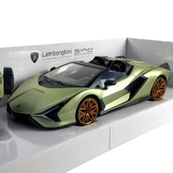 Model Car Reel Toys 1/12 Lamborghini Sian Roadster green RC