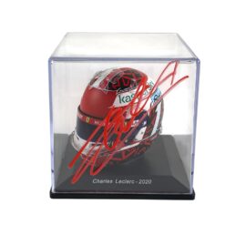 Mini Helmet Spark 1/5 Scuderia Ferrari Charles Leclerc #16 2020 signed by Leclerc