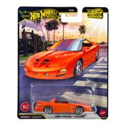 Model Car Hothweels 1/64 Boulevard Series Pontiac Firebird 2002 Orange