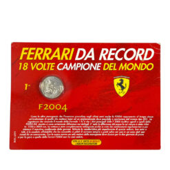 Official Bolaffi Medal "Ferrari Da Record-18 Times World Champion" Ferrari F2004