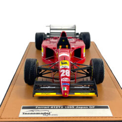 Alternative view of Tecnomodel F1 model 1/18 Ferrari 412T2 Gerhard Berger #28 Japan GP 1995 Raining Tyres