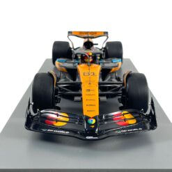 Alternative view of F1 model Spark 1/18 McLaren MCL39 Oscar Piastri #81 Winner Chinese GP 2025