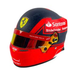 Mini Helmet Bell 1/2 Scuderia Ferrari Charles Leclerc #16 Canadian GP 2023
