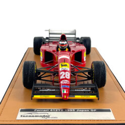 Alternative view of Tecnomodel F1 model 1/18 Ferrari 412T2 Gerhard Berger #28 Japan GP 1995 Raining Tyres w/Driver