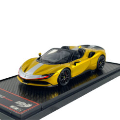BBR Models 1/43 Ferrari SF90 Spider Pack Fiorano Yellow Monte Carlo Limited Edition Car Model