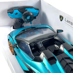 Model Car Reel Toys 1/12 Lamborghini Sian Roadster Blue Metallic RC