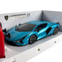 Model Car Reel Toys 1/24 Lamborghini Sian blue RC