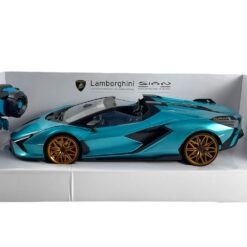 Model Car Reel Toys 1/12 Lamborghini Sian Roadster Blue Metallic RC